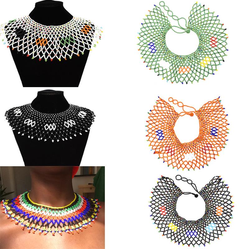 Chokers African Jewelry Kolye Charm Choker Necklace Women Colorful Beads India Bib Naszyjnik Statement Ethnic Collar Mujer
Chokers African Jewelry Kolye Charm Choker Necklace Women Colorful Beads India Bib Naszyjnik Statement Ethnic Collar Mujer