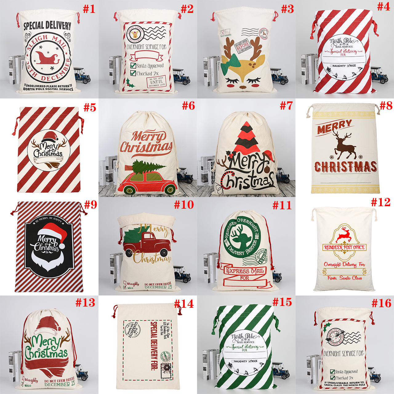 Christmas Festival Kilds Gift Bags Party Decoration Large Canvas-bag Santa Sack Drawstring Bag With Reindeers
Christmas Festival Kilds Gift Bags Party Decoration Large Canvas-bag Santa Sack Drawstring Bag With Reindeers