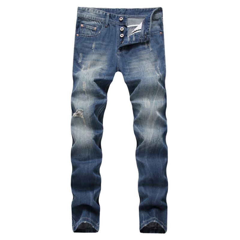 Men's Jeans 2021 Straight Slim Fit Ripped Button Plus Size Denim Pants Solid Trend Scratched Distressed Men, Blue
Men's Jeans 2021 Straight Slim Fit Ripped Button Plus Size Denim Pants Solid Trend Scratched Distressed Men, Blue
