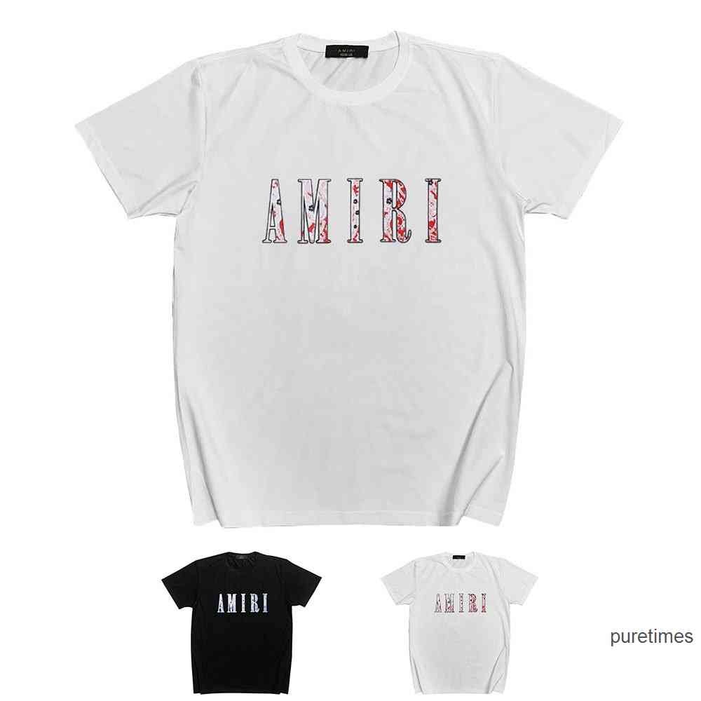 t Shirts Mens Amiry Amri Amir Short Sleeve Colorful Letter Print Casual Hip Hop High Street Half T-shirt, White;black
t Shirts Mens Amiry Amri Amir Short Sleeve Colorful Letter Print Casual Hip Hop High Street Half T-shirt, White;black