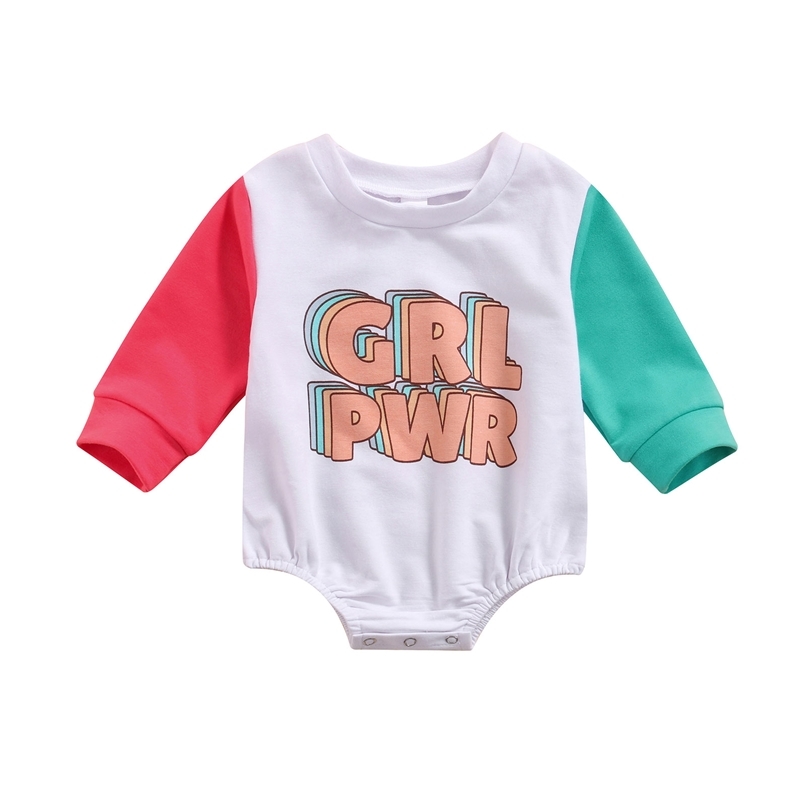 Ma&Baby 0-24M born Infant Baby Girls Romper GRL PWR Letter Print Long Sleeve Jumpsuit Cute Autumn Spring Clothing 220310, Blue
Ma&Baby 0-24M born Infant Baby Girls Romper GRL PWR Letter Print Long Sleeve Jumpsuit Cute Autumn Spring Clothing 220310, Blue