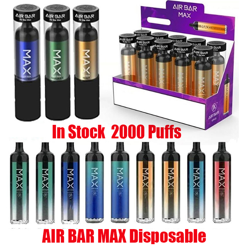 Air Bar Max Lux Disposable Device Pod Kit E-cigarettes 2000 Puffs 500mAh Battery 6.5ml Pods Prefilled Cartridges Vape Stick Pen AirBar Kits For Bang XXL Puff Flex
Air Bar Max Lux Disposable Device Pod Kit E-cigarettes 2000 Puffs 500mAh Battery 6.5ml Pods Prefilled Cartridges Vape Stick Pen AirBar Kits For Bang XXL Puff Flex