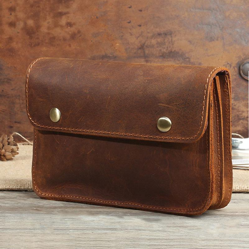 Waist Bags Vintage Crazy Horse Leather Fanny Pack Men Genuine Travel Belt Male Small Phone Pouch Bum Bag
Waist Bags Vintage Crazy Horse Leather Fanny Pack Men Genuine Travel Belt Male Small Phone Pouch Bum Bag