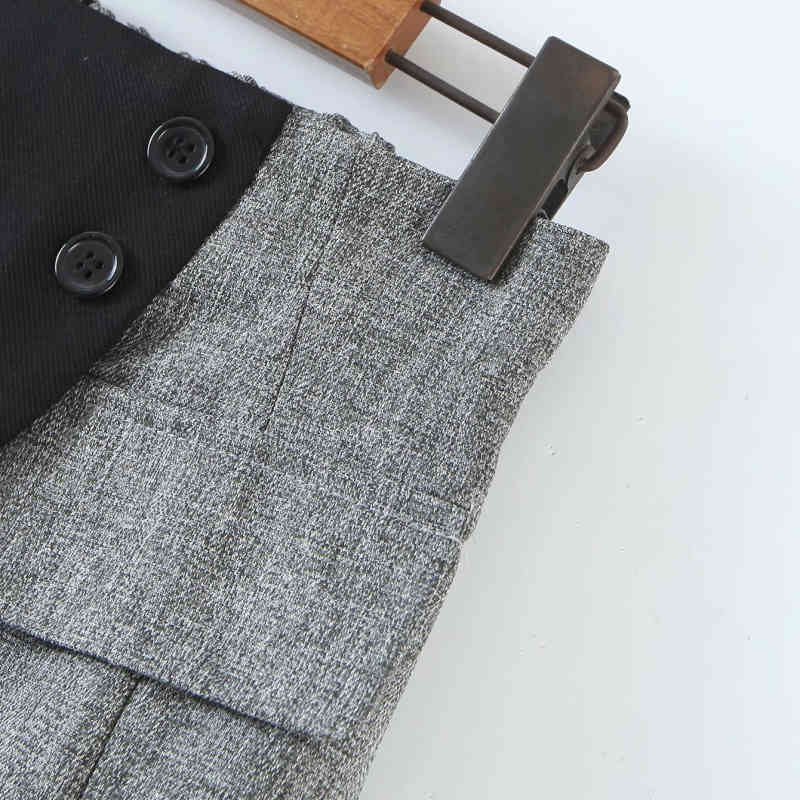 Casual Woman Patchwork Irregular Mini Skirts 1 Spring Fashion Ladies A-Line Female Elegant Elastic waist 210515