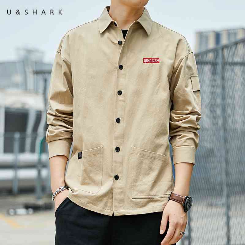 U&SHARK Spring Autumn Long Sleeve Casual Shirts for Men Outdoor Cotton Blouse Tough Guy Military Plus Size Shirt Vintage 210603, Army green
U&SHARK Spring Autumn Long Sleeve Casual Shirts for Men Outdoor Cotton Blouse Tough Guy Military Plus Size Shirt Vintage 210603, Army green