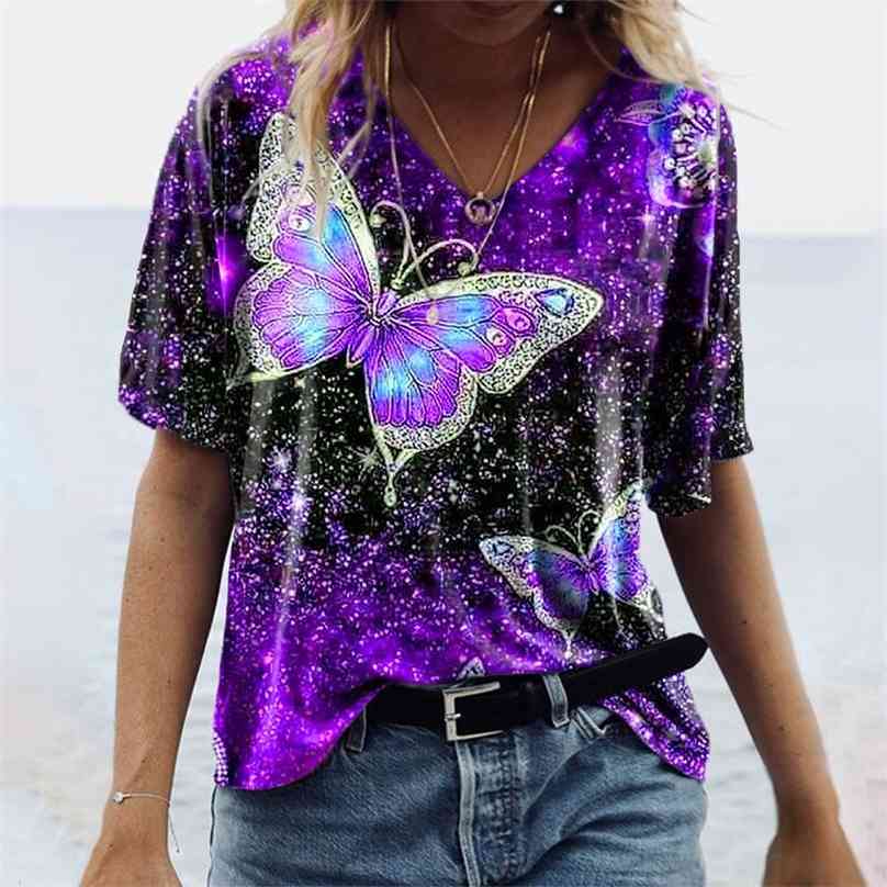 Women Loose Summer T-Shirts Casual Short Sleeve V-Neck Tee Shirt Femme Plus Size Lady Tops 210720, Green
Women Loose Summer T-Shirts Casual Short Sleeve V-Neck Tee Shirt Femme Plus Size Lady Tops 210720, Green