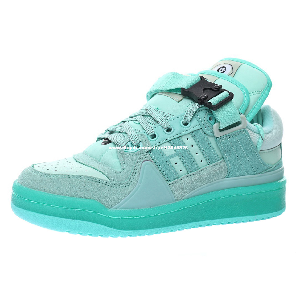 Bad Bunny Forum Buckle Tiffany Easter Egg Skates Shoes for Mens Skate Shoe Men Skateboard Womens Sneakers Women Sports Chaussures GW0268, White;red
Bad Bunny Forum Buckle Tiffany Easter Egg Skates Shoes for Mens Skate Shoe Men Skateboard Womens Sneakers Women Sports Chaussures GW0268, White;red