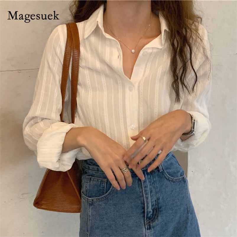 Casual White Shirt Women Autumn Long-Sleeve Tops And Blouses Cardigan Polo Collar Cotton Blusas Mujer 10938 210518
Casual White Shirt Women Autumn Long-Sleeve Tops And Blouses Cardigan Polo Collar Cotton Blusas Mujer 10938 210518