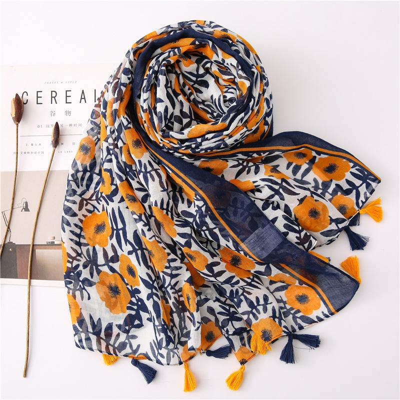 Scarves 2021 Fashion Bohemia Women Scarf Spring Autumn Print Hijab Shawls And Wraps Long Tassel WJ0003
Scarves 2021 Fashion Bohemia Women Scarf Spring Autumn Print Hijab Shawls And Wraps Long Tassel WJ0003