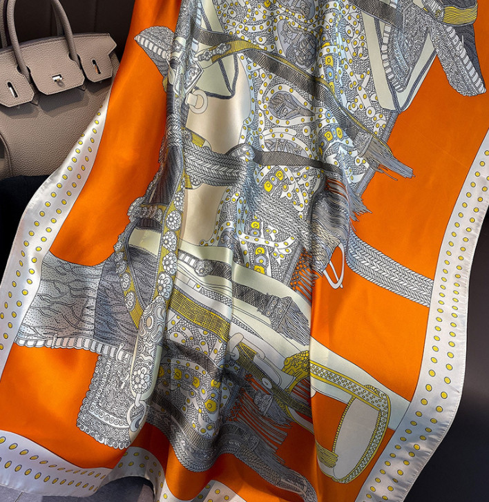 The latest 180X90CM towel a variety of styles thin simulation ladies long wild silk scarf sunscreen beach towels S25610