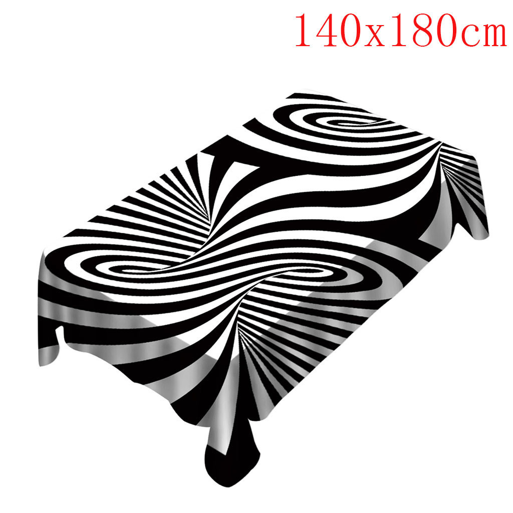rectangular table Manteles 3d fingerprint digital table cloth rectangular tea table cover dinner decoration of the house washing machine