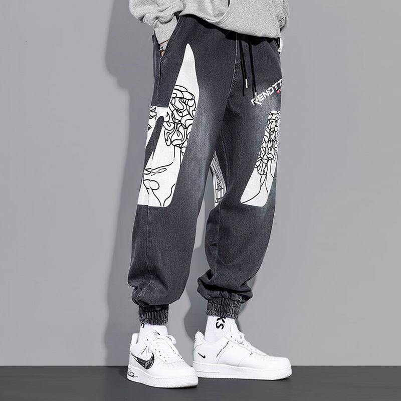 Fashion Print Jeans Men's graffiti Hip Hop Pants Loose black Drawstring Leggings boys Vintage Streetwear Baggy, 7192 black
Fashion Print Jeans Men's graffiti Hip Hop Pants Loose black Drawstring Leggings boys Vintage Streetwear Baggy, 7192 black