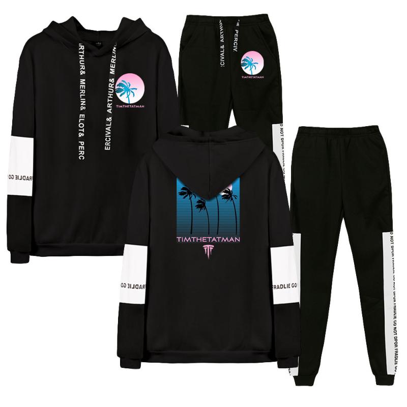 Men's Hoodies & Sweatshirts TimTheTatman Two Piece Set Women/Men Long Sleeve Hoodies+Long Pants Kawaii Hoodie Japan Clothes, Black
Men's Hoodies & Sweatshirts TimTheTatman Two Piece Set Women/Men Long Sleeve Hoodies+Long Pants Kawaii Hoodie Japan Clothes, Black