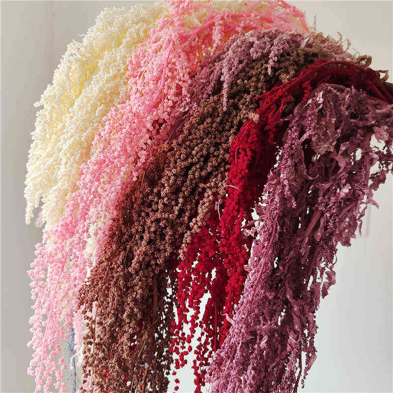 5pcs Love Tear Amaranthu Preserved Flower Bouquet Joris 70-80cm Real Dry Natural Hanging Plant For Christmas Wedding Decoration G0911
5pcs Love Tear Amaranthu Preserved Flower Bouquet Joris 70-80cm Real Dry Natural Hanging Plant For Christmas Wedding Decoration G0911