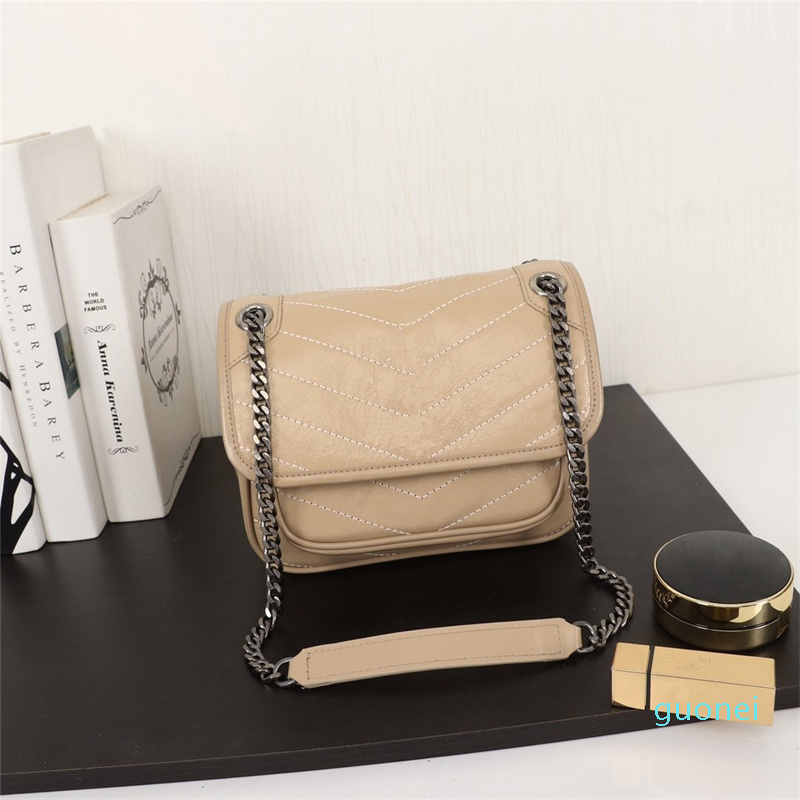 Luxury Crossbody Shoulder Bag Top Quality Flap Designer 22cm Fashion Handbags Niki Baby Crinkled Vintage Genuine Leather With Dust, Please contact us for other styles
Luxury Crossbody Shoulder Bag Top Quality Flap Designer 22cm Fashion Handbags Niki Baby Crinkled Vintage Genuine Leather With Dust, Please contact us for other styles