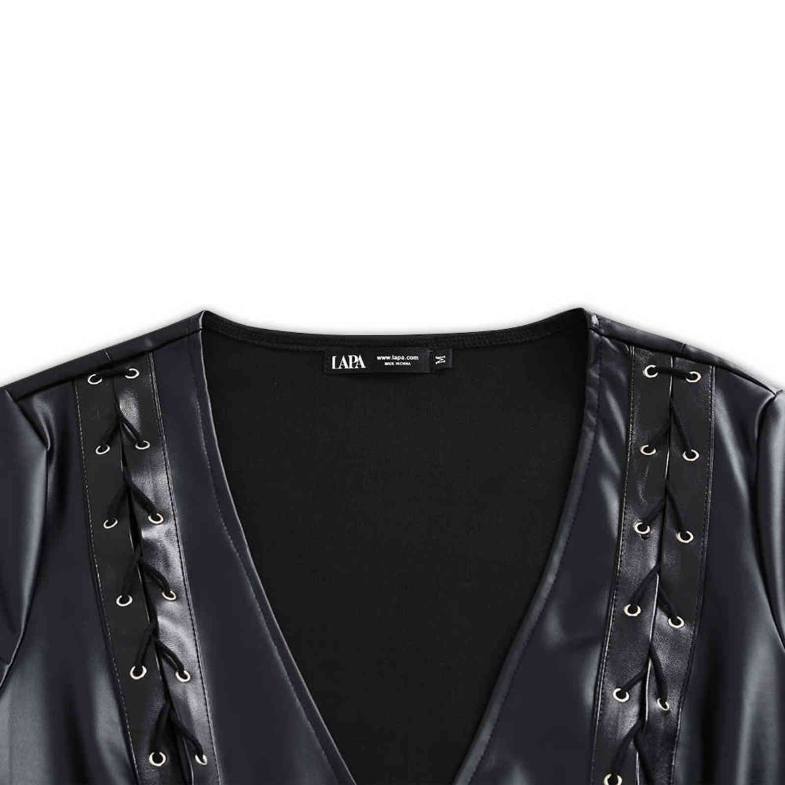 Women Motorcycle Skinny Leather Jackets Black Ladies Moto Bikers Zipper Up Jacket Long Sleeve Spring Autumn Outerwear Coats 211108