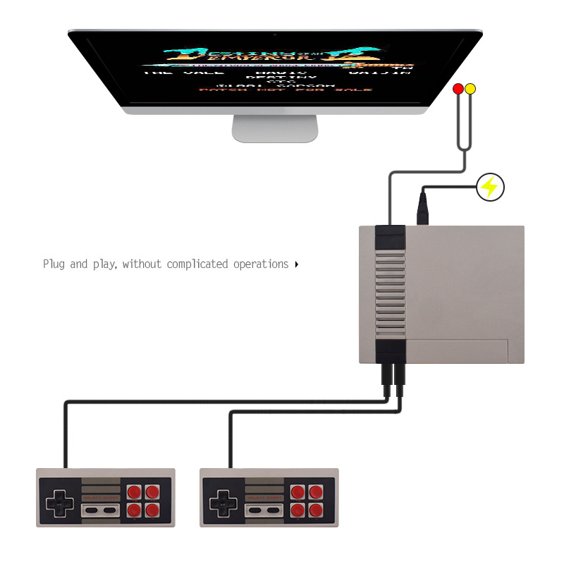 with retail boxs Mini TV can store 620 500 Game Console Video Handheld for NES games consoles by Sea Ocean freight