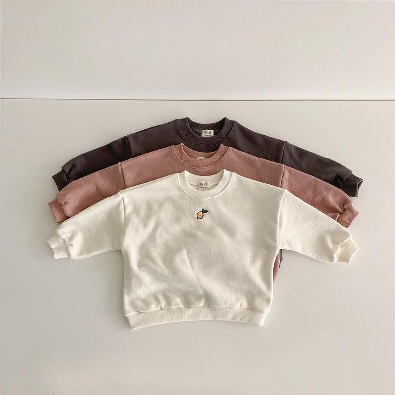 T-shirts 2021 Autumn Baby Kids Clothing Infant Casual Outfit Toddler Embroidery Fruit Long Sleeve T Shirt Boys Sweatshirts 1-4Years, Blue
T-shirts 2021 Autumn Baby Kids Clothing Infant Casual Outfit Toddler Embroidery Fruit Long Sleeve T Shirt Boys Sweatshirts 1-4Years, Blue