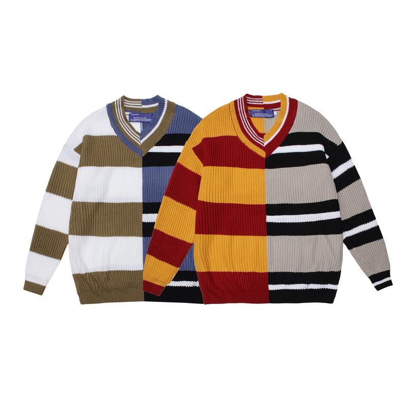 Men's Sweaters 2022 Arrival BASTRAP Patchwork Color Sweater Men Women Couple Cotton Coat Hip Hop High Street Casual Oversize, White;black
Men's Sweaters 2022 Arrival BASTRAP Patchwork Color Sweater Men Women Couple Cotton Coat Hip Hop High Street Casual Oversize, White;black