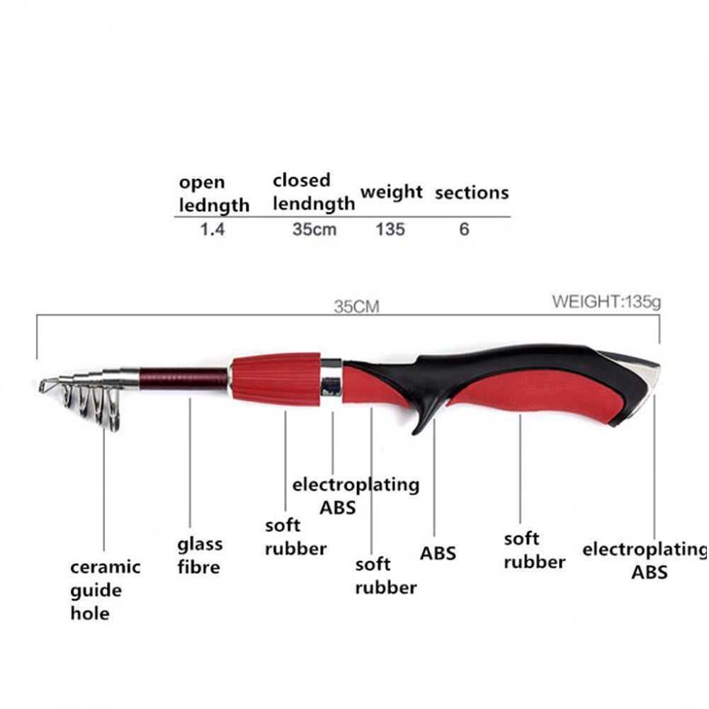 NEW Fishing Rod and Reel Set Casting Fishing Rods Carbon Ultra Light Rod with Mini Spinning Reels Fishing Tackle Set H1014