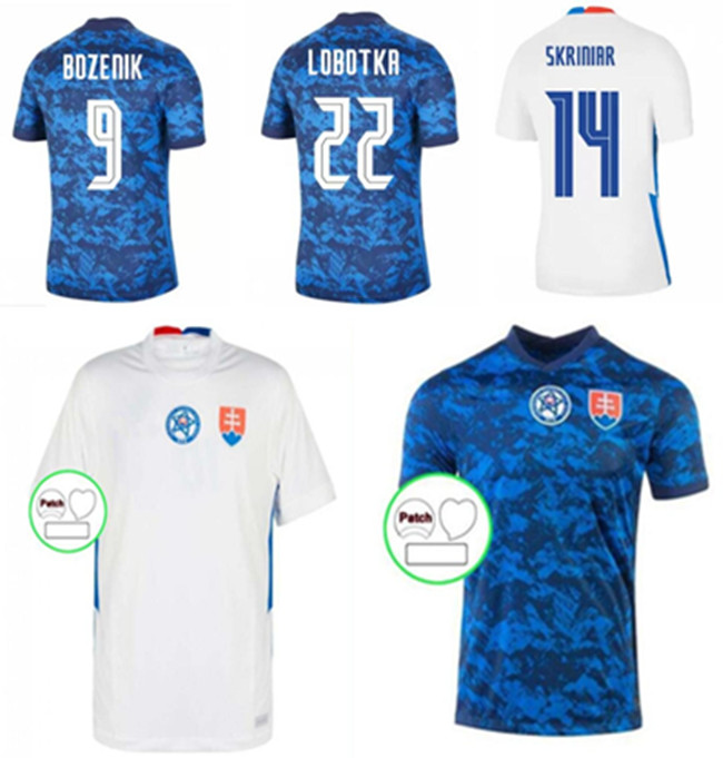 2021 2022 Fans Version Slovakia National soccer jerseys 21 22 BOZENIK SKRTEL Moravec SKRINIAR HAMSIK LOBOTKA Home biue away team Football shirts maillot se foot