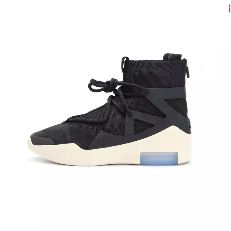Release Fear of God 1 Man Shoes FOG Boots Light Bone Black Sail Basketball Zoom Sneakers AR4237-002
