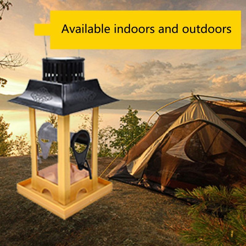 Creative Solar Light Bird Feeder Pigeon Parrot Feed Tool Outdoor Balcony Hook Birds Feed Storage 40JA