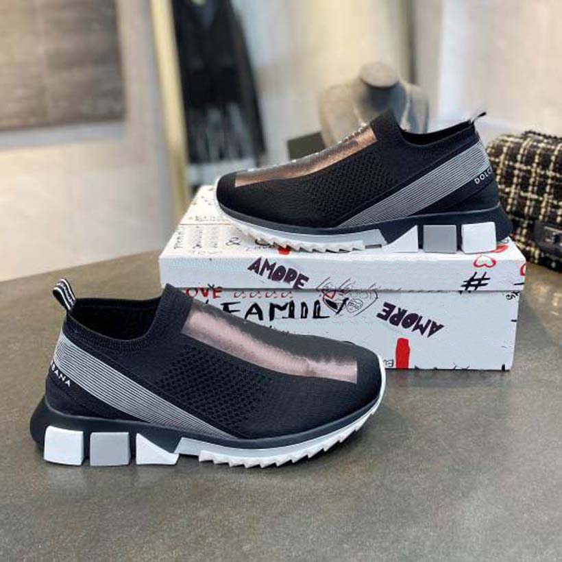 New Men Women Luxury Designer Shoes Sneakers upper rubber sole Stretch knitted fabric platform casual shoe size35-45 With Box, #24
New Men Women Luxury Designer Shoes Sneakers upper rubber sole Stretch knitted fabric platform casual shoe size35-45 With Box, #24