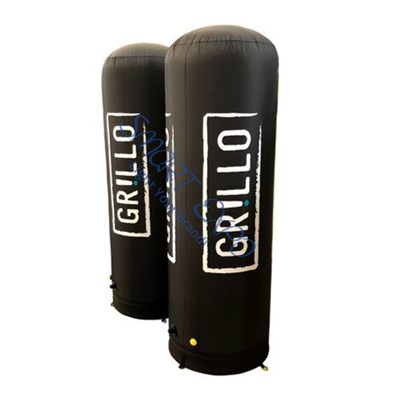 Advertising Inflatable Post 45x220cm Air Sealed Type with Custom Artwork Printing and Electric Pump