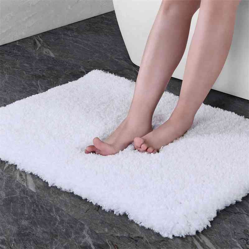 Thickened floor superfine fiber bathroom anti-skid absorbent carpet tufted long hair door mat
Thickened floor superfine fiber bathroom anti-skid absorbent carpet tufted long hair door mat
