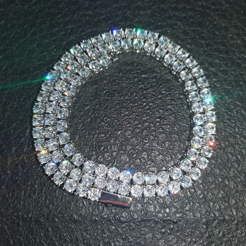 Mens Diamond Iced Out Tennis Gold Chain Necklaces Fashion Hip Hop Jewelry Necklace 4mm
Mens Diamond Iced Out Tennis Gold Chain Necklaces Fashion Hip Hop Jewelry Necklace 4mm