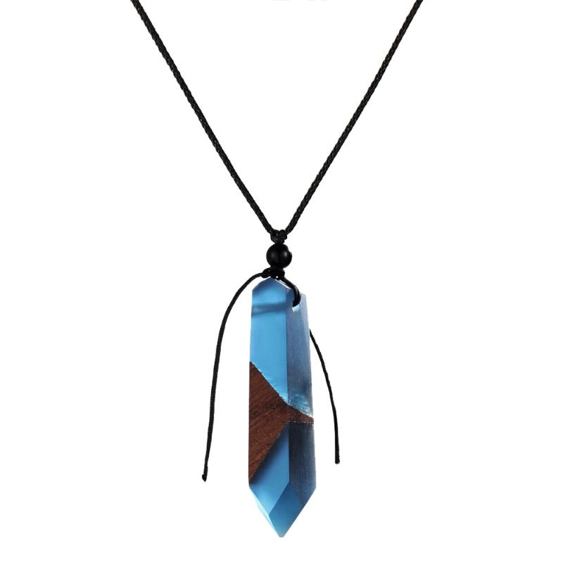Pendant Necklaces Creative Retro Necklace Irregular Wooden Fashion Leather Chain Neck Jewelry For Men (Random Color) 
Pendant Necklaces Creative Retro Necklace Irregular Wooden Fashion Leather Chain Neck Jewelry For Men (Random Color)