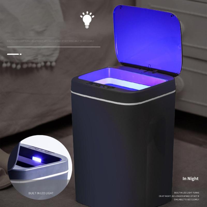 Waste Bins Smart Trash Can Rubbish Bucket Motion Sensor Touchless Inductive USB With Lid Automatic Basket
Waste Bins Smart Trash Can Rubbish Bucket Motion Sensor Touchless Inductive USB With Lid Automatic Basket