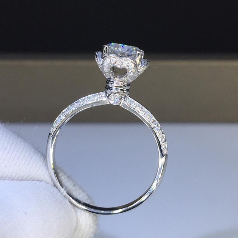 Cluster Rings Real S925 Sterling Silver Color 2 S Diamond Ring For Women 925 Jewelry Bizuteria Anillos Wedding, Golden;silver
Cluster Rings Real S925 Sterling Silver Color 2 S Diamond Ring For Women 925 Jewelry Bizuteria Anillos Wedding, Golden;silver