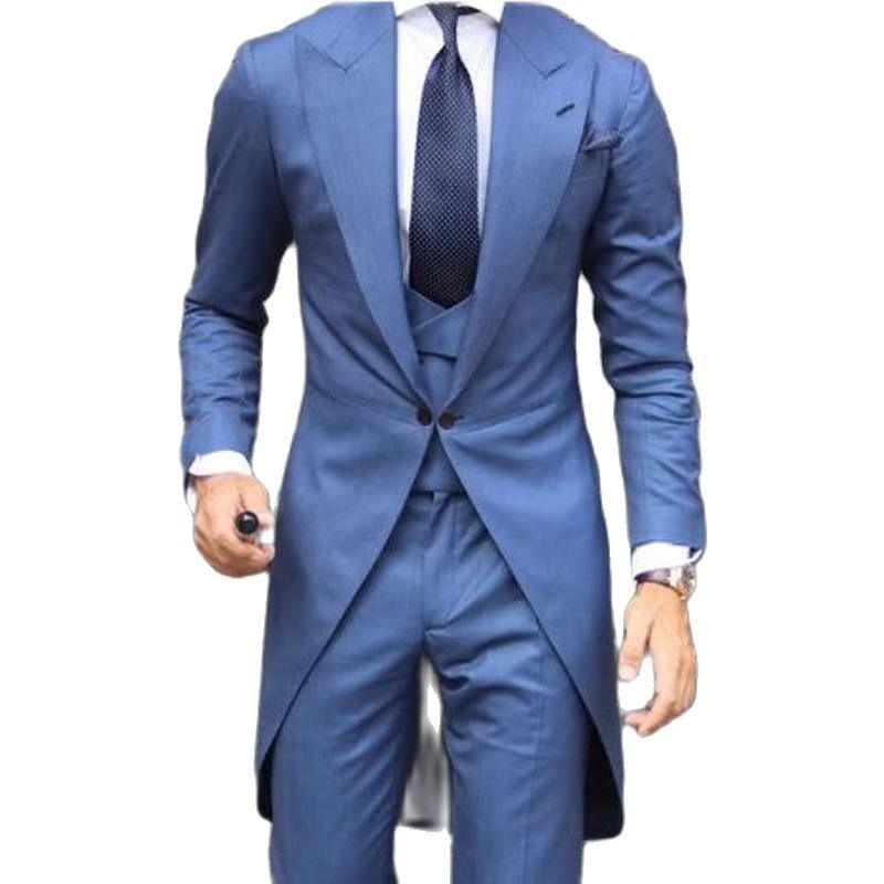 Handsome Morning Style Groom Tuxedos Men Prom Business Suits Coat Waistcoat Trousers 3 Piece (Jacket+Pants+Vest+Tie) K:1388 Men's & Blazers, Same as image
Handsome Morning Style Groom Tuxedos Men Prom Business Suits Coat Waistcoat Trousers 3 Piece (Jacket+Pants+Vest+Tie) K:1388 Men's & Blazers, Same as image