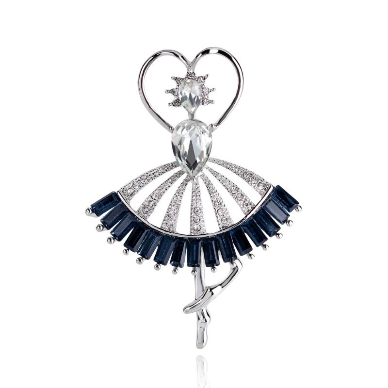 Pins, Brooches Jewelry Fashion Villain Dancing Alloy Brooch Ladies Clothing Corsage