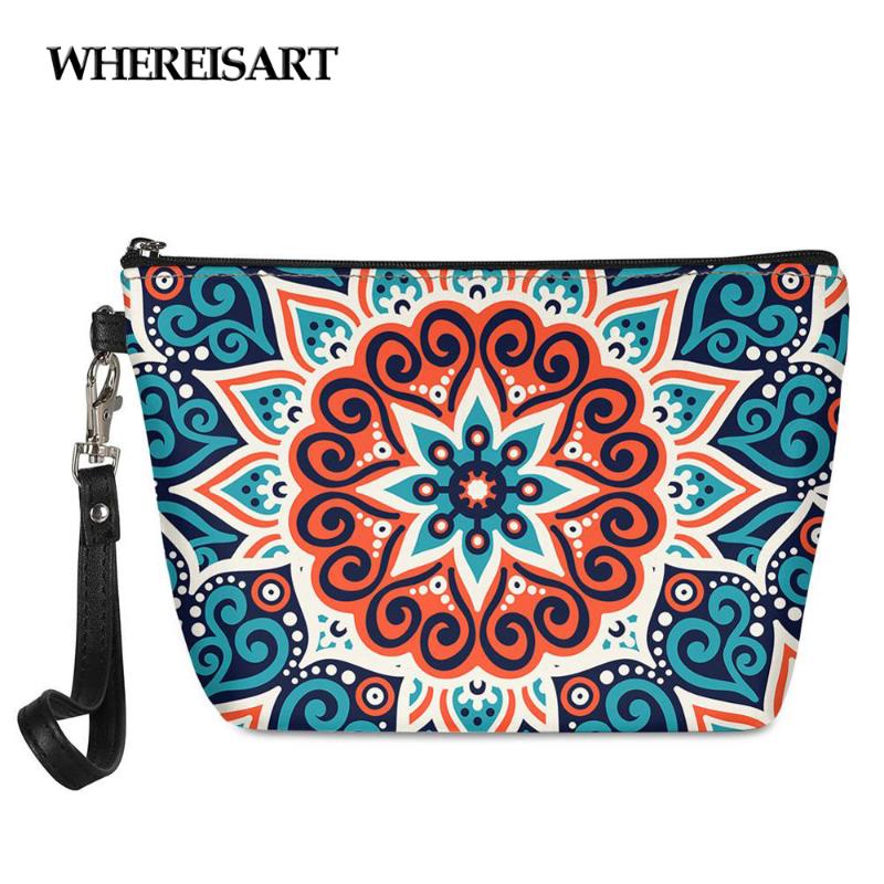 Leather Mandala Floral Print Cosmetic Bags Small Waterproof Women Wash Toiletry Travel Makeup Pouch & Cases
Leather Mandala Floral Print Cosmetic Bags Small Waterproof Women Wash Toiletry Travel Makeup Pouch & Cases