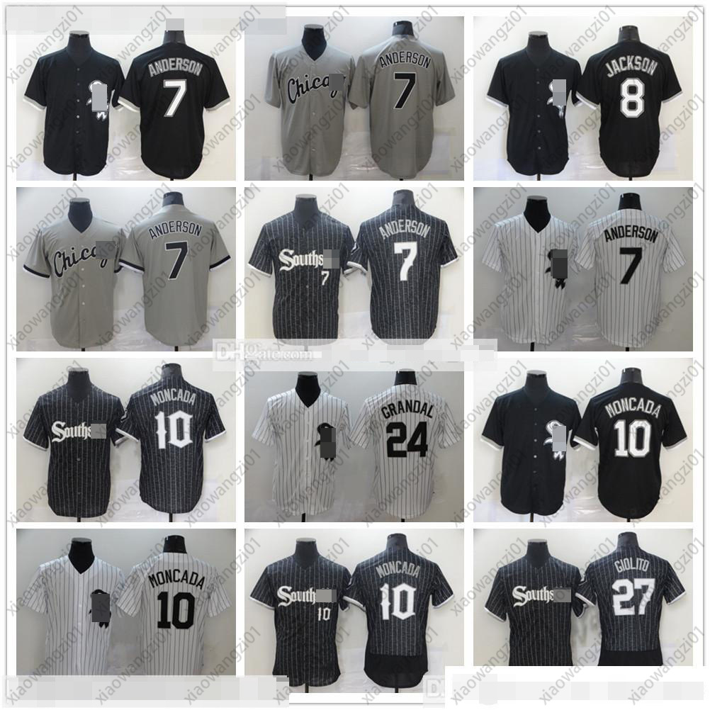 2022 news Baseball Jerseys 7 Tim Anderson 8 Bo Jackson 10 Yoan Moncada 27 Lucas Giolito Jersey Top Quality Stitched Gray White Black Man Size S-XXXL, 16
2022 news Baseball Jerseys 7 Tim Anderson 8 Bo Jackson 10 Yoan Moncada 27 Lucas Giolito Jersey Top Quality Stitched Gray White Black Man Size S-XXXL, 16
