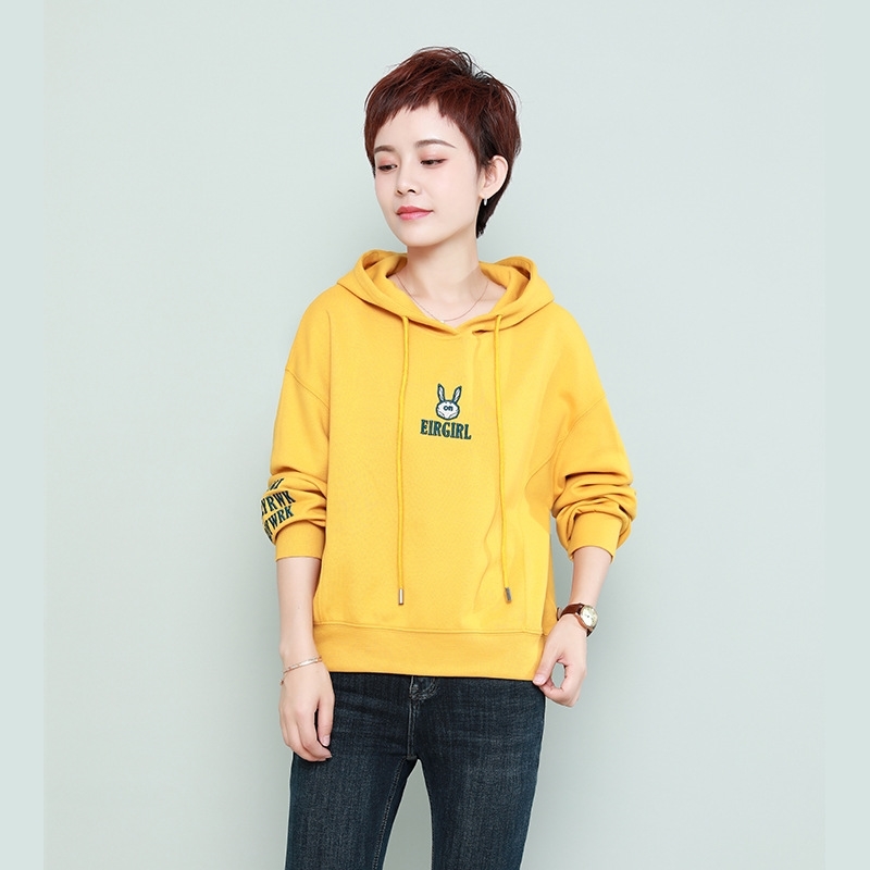 Hooded sweater women's spring and autumn mother long sleeve coat 2021 new Korean fashion Pullover Top Casual Hoodie, Black
Hooded sweater women's spring and autumn mother long sleeve coat 2021 new Korean fashion Pullover Top Casual Hoodie, Black