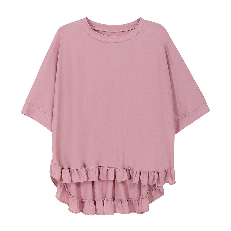 Plus Size Loose Soft Silm Tshirts for Women Elegant All-match Office Lady Woman Tee Casual Fresh Female Tops Summer 210525, Apricot
Plus Size Loose Soft Silm Tshirts for Women Elegant All-match Office Lady Woman Tee Casual Fresh Female Tops Summer 210525, Apricot