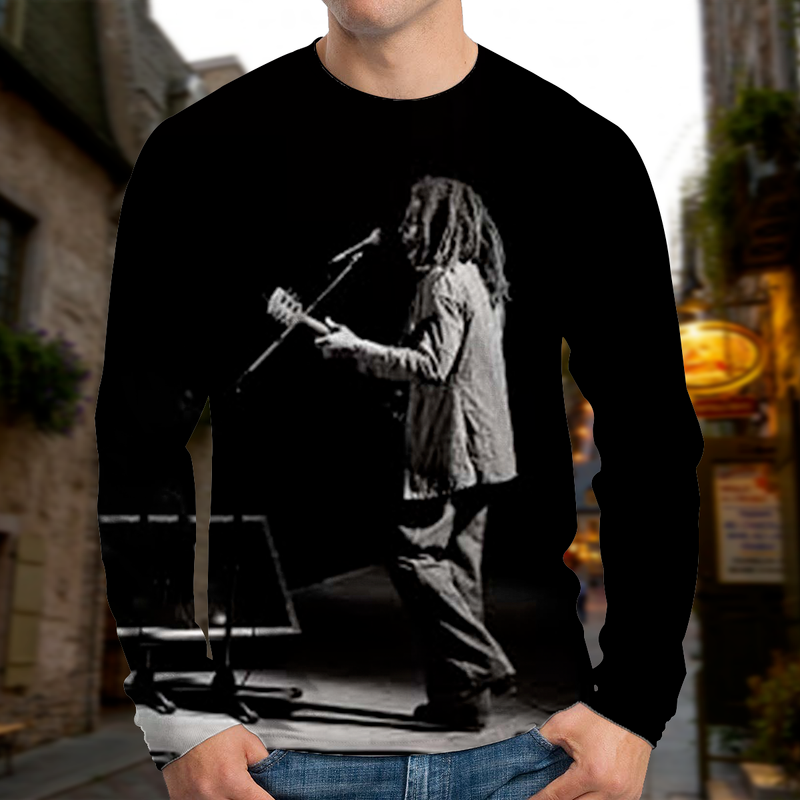 Men's Rock Rap Oil Painting Men's Printed 3D T-shirt Top Street Wear Round Neck High Quality Long Sleeve XL Printed Daily Top, White;black
Men's Rock Rap Oil Painting Men's Printed 3D T-shirt Top Street Wear Round Neck High Quality Long Sleeve XL Printed Daily Top, White;black