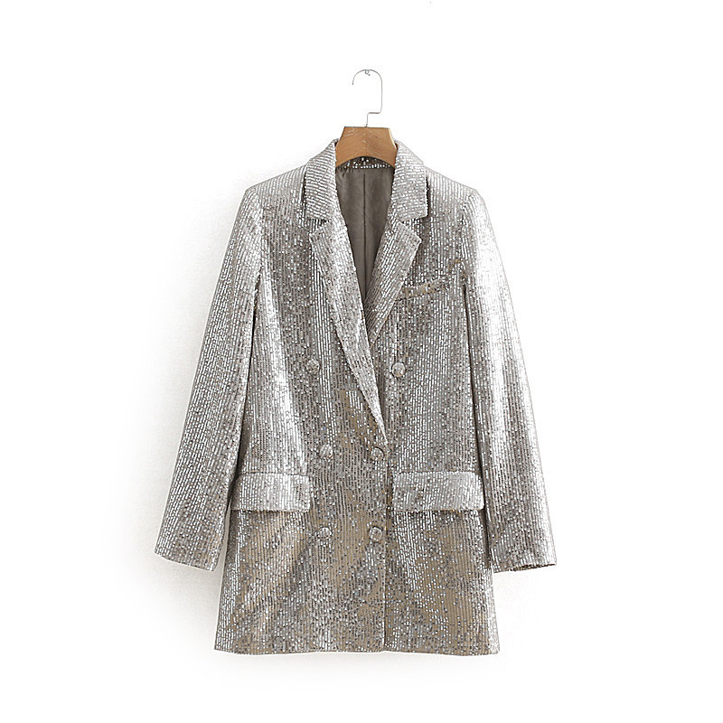 women's jackets blazer feminino estilo double breasted, moda chique, blusão de manga longa, blazer, jaqueta, clube, lantejoulas jqkx, Black;brown
women's jackets blazer feminino estilo double breasted, moda chique, blusão de manga longa, blazer, jaqueta, clube, lantejoulas jqkx, Black;brown