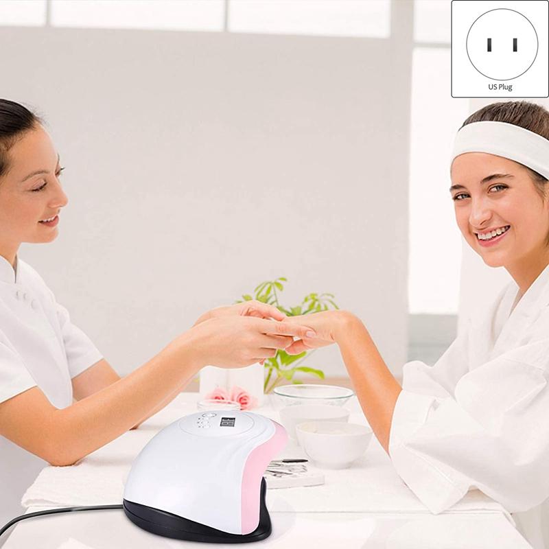 Nail Dryers 168W UV LED Lamp For Manicure Lamps Gel With Sensor LCD Display