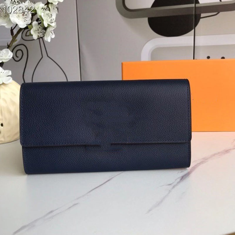Wholesale Women's Purses High Quality Fashion Luxury Leather Multi-Color Long Card Clip Classic Zipper Pocket Deliver Boxes And Dust Bags, Blue
Wholesale Women's Purses High Quality Fashion Luxury Leather Multi-Color Long Card Clip Classic Zipper Pocket Deliver Boxes And Dust Bags, Blue