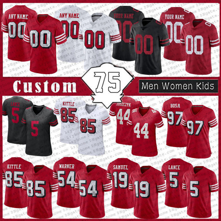 85 George Kittle 54 Fred Warner 5 Trey Lance Custom Football 97 Nick Bosa 19 Deebo Samuel 10 Jimmy Garoppolo 80 Jerry Rice Joe Montana Steve Young Deion Sanders Jerseys, My store(lzyhome)
85 George Kittle 54 Fred Warner 5 Trey Lance Custom Football 97 Nick Bosa 19 Deebo Samuel 10 Jimmy Garoppolo 80 Jerry Rice Joe Montana Steve Young Deion Sanders Jerseys, My store(lzyhome)