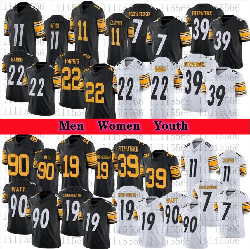 Men 22 Najee Harris jersey Women Youth 11 Chase Claypool 90 T.J. Watt 19 JuJu Smith-Schuster 39 Minkah Fitzpatrick 7 Ben Roethlisberger jerseys stitched, As
Men 22 Najee Harris jersey Women Youth 11 Chase Claypool 90 T.J. Watt 19 JuJu Smith-Schuster 39 Minkah Fitzpatrick 7 Ben Roethlisberger jerseys stitched, As