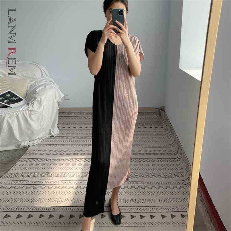 Summer Stitching Color Dress Women Short Sleeve es Female Ladies Elegant Slim 2D1595 210526, Black
Summer Stitching Color Dress Women Short Sleeve es Female Ladies Elegant Slim 2D1595 210526, Black