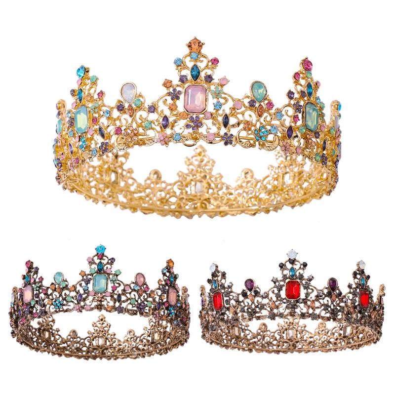 Hair Clips & Barrettes Jeweled Baroque Queen Crown - Rhinestone Wedding Tiaras And Crowns For Women, Bl, Golden;silver
Hair Clips & Barrettes Jeweled Baroque Queen Crown - Rhinestone Wedding Tiaras And Crowns For Women, Bl, Golden;silver