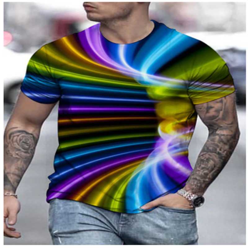 Men's T-Shirts European And American Summer Shirts Street Fashion Color Vortex 3d Printing Clothes Loose Large Size Quick-drying Shirt, White;black
Men's T-Shirts European And American Summer Shirts Street Fashion Color Vortex 3d Printing Clothes Loose Large Size Quick-drying Shirt, White;black