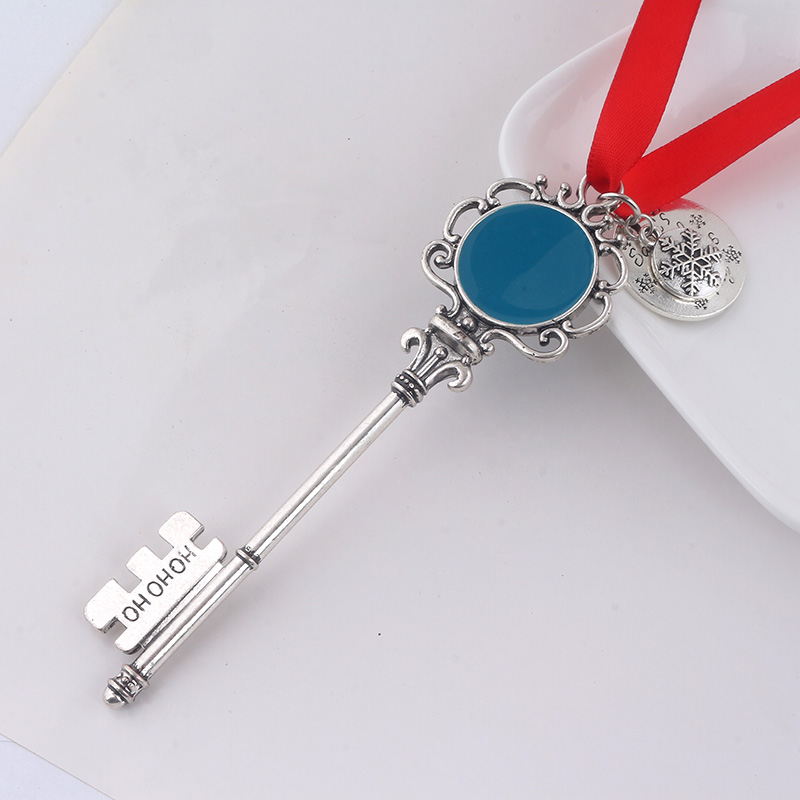 magic santa claus key ornaments Decorations christmas halloween gifts xmas wholesales keychain Men and Women New style Free shipping
